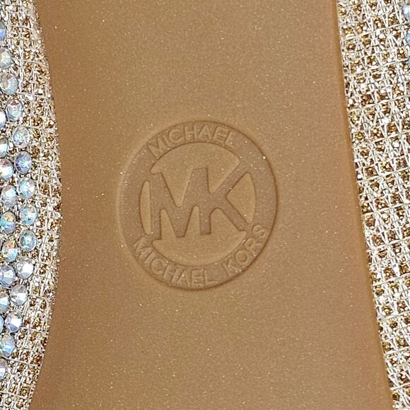 MICHAEL Michael Kors Alina Flex Pumps Size 6.5 Bling Sparkle Crystals - Picture 9 of 9